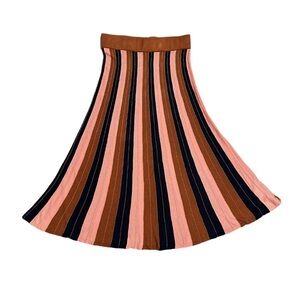 Anthropologie Foxiedox striped knit skirt nwt